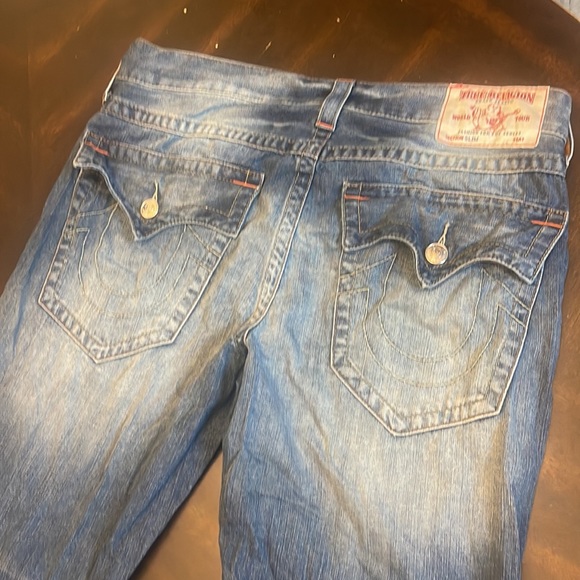 True Religion Geno Flap Big T Men's 34x32 Relaxed Slim Jeans - Picture 7 of 7